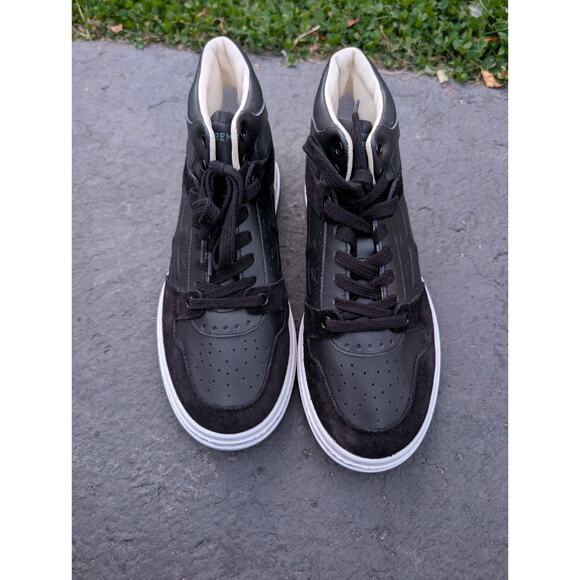 Premiata Midquinnd Timeless Trainers Sz 40 Black Leather Suede Rare $475 6022 - Picture 9 of 10